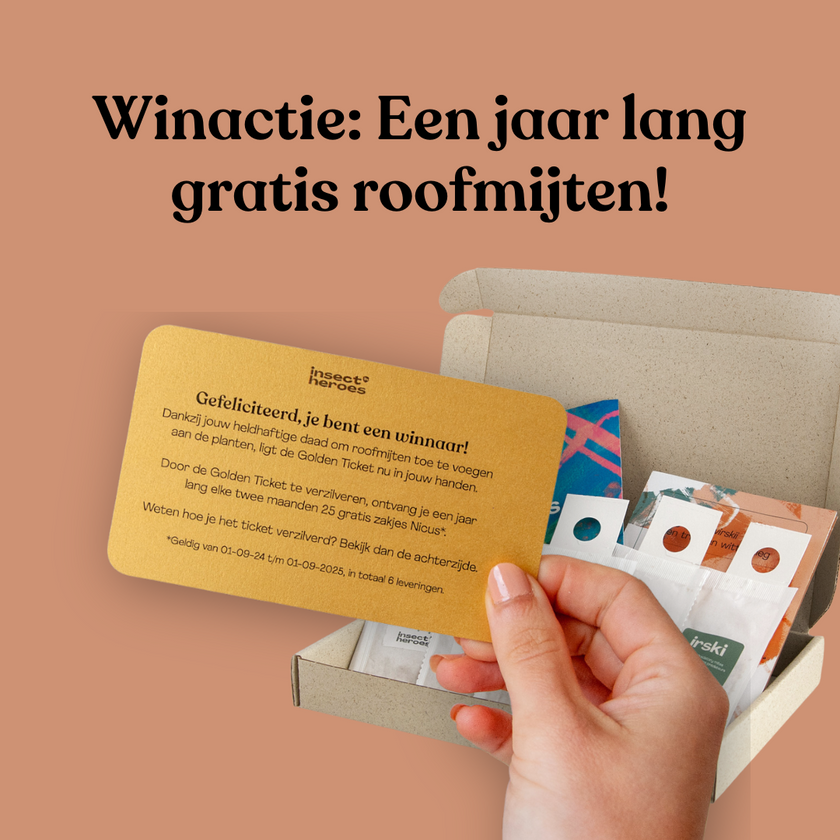 Win jij een jaar lang gratis roofmijten?